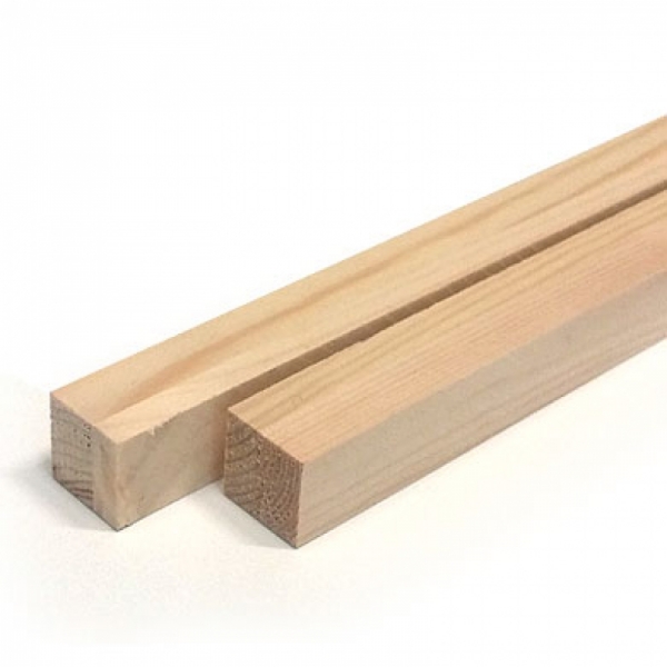 소나무 원목각재 각목 목재 나무쫄대 몰딩 18x18x800mm (2장)