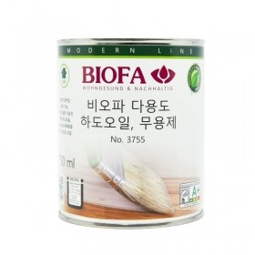 비오파 하도오일 3755 무용제 목재 가구 원목 마루 도장 강한침투 방수효과 오일 375ml