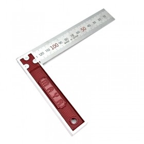 마야 직각자 눈금자 직자 목옹용 스퀘어 QC 150mm
