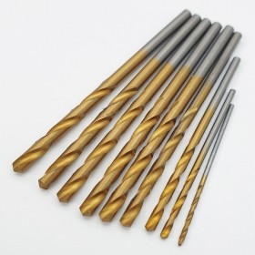 티타늄 코팅 HSS 고속강철 드릴날 드릴비트 (1~3mm) AB