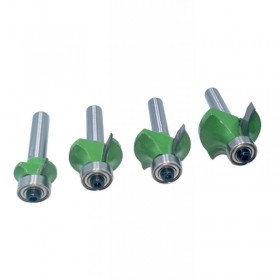 코너 라운드 루터날 비트 베어링 라우터 8mm 샹크