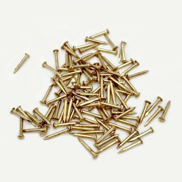 금색못 작은머리 쇠못 나무 못 스트링아트 목공용 1.2x10mm 100개